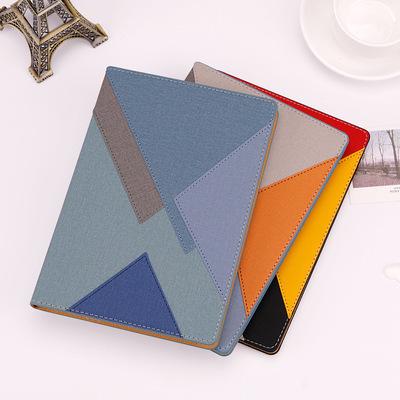 China Popular Hardcover Book Shop School Assorted Colors Leather Cover A5 Notebook PU With Custom Design for sale