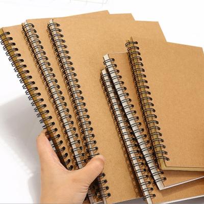 China Order Items A4 A5 Hardcover Book School Spiral Notebook A5 Paper Wholesale Stationary Promotional Cover Packaging for sale