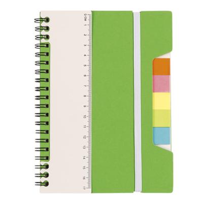 China Cheap custom spiral bound notebook pp a5 hardcover notebook with sticky note for sale