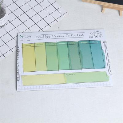 China Magnetic Weekly Planner Note List 325*230mm Notepad Note 50 Sheets Memo Pad for sale