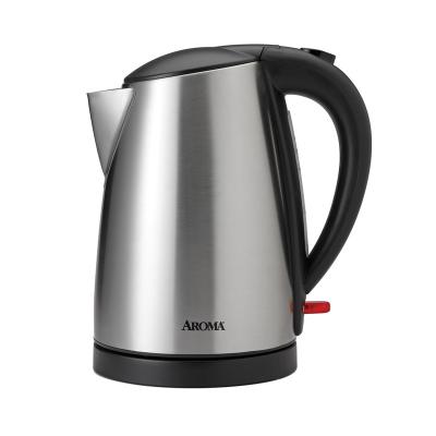 China Electric Kettle Keep AROMA Hot 1.7L/7-Cup Stainless Steel, Quick Boil for Tea and Coffee, Trigger-Release Lid, Auto Shut-Off for sale