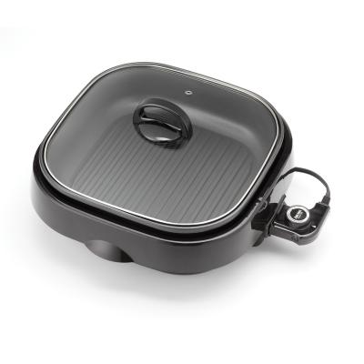 China AROME Household grill 4Qt. /14 in. Sears 3-in-1 Electric Indoor Grill, Grills and Stews with the Safe Pan Non-Stick Dishwasher Safe for sale