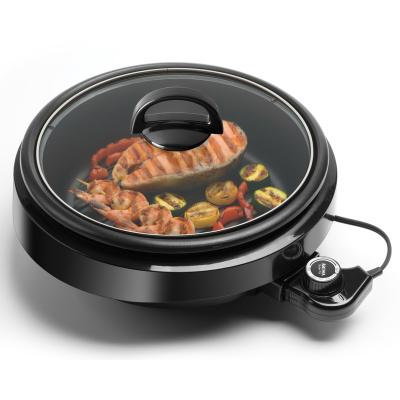 China AROMA Outdoor Grillet Black 3Qt. /10 in. Electric Indoor Grill, 3-in-1 Sears, Grills & Stews for sale