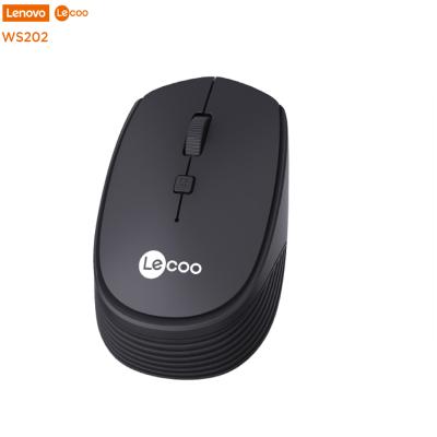 China High Quality Lenovo Lecoo WS202 Wireless Gaming Mice Laptop Computer Accessories 1200DPI 4D Portable USB Wireless Mouse for sale