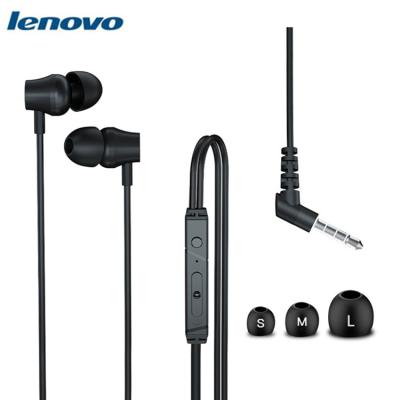 China Surround Original Lenovo QF320 Stereo Wired Headphones In-Ear Headphones 3.5mm Sliding Type Wire Control Stereo Headphones for sale