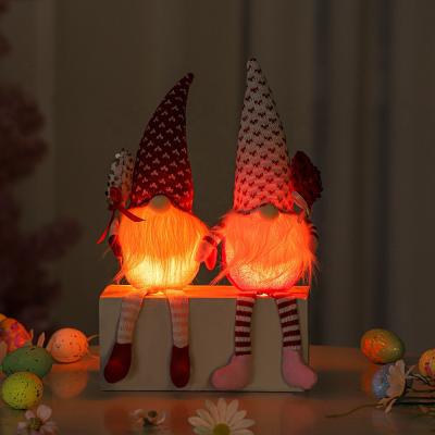 China Glowing Faceless Gnome Valentine's Day Doll Gnomes Santa Christmas Faceless Holiday Gnomes Eco-Friendly Doll for sale