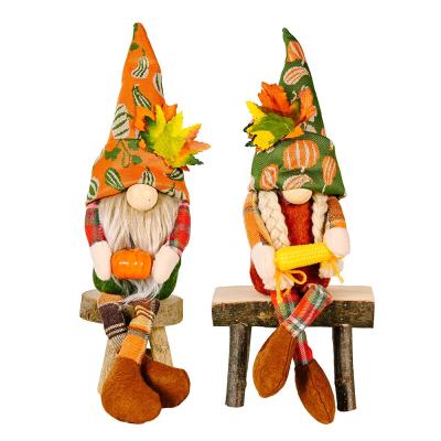 China Funny Eco-Friendly Festival Faceless Dolls Harvest Thanksgiving Gnomes For Fall Holidays Big Stuffed Gnomes Sets for sale