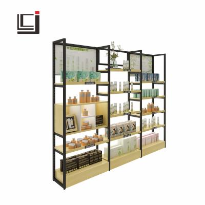 China Cosmetics Shop Cosmetic Display Cabinet Beauty Salon Product Shelf Display Stand for sale