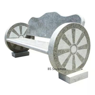 China Modern Modern Garden Park Fashion Chair Natural Marble Sculpture for sale