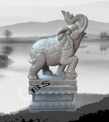 China Elephant Contemporary White Marble Statue High Quality Natural Marble Statue for sale