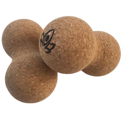 China Durable Muscle Relax Natural Cork Yoga Massage Ball Fitness Ball for sale