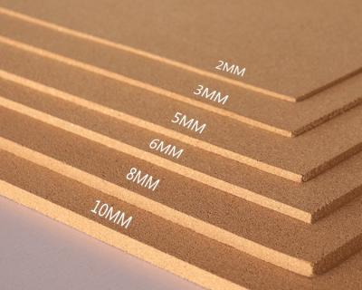 China Bulletin Board Note Photo Cork Boards 5mm Thickness Natural Color Eco-Friendly Cork Sheet For Bulletin Board Note Photo Cork Boards for sale