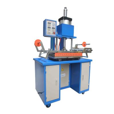 China Restaurant Hot Stamping Foil Printing Machine Hydraulic Transfer The Color From Foil To Plastic for sale