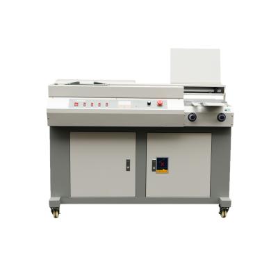 China New Arrival High Efficiency Automatic Hot Melt Glue Perfect Book Binding Machine 130x98x48cm for sale