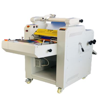 China Robotic Arm Oil Heating Automatic Feeding Detachable Paper Laminating Machine Hot Laminate Laminator for sale