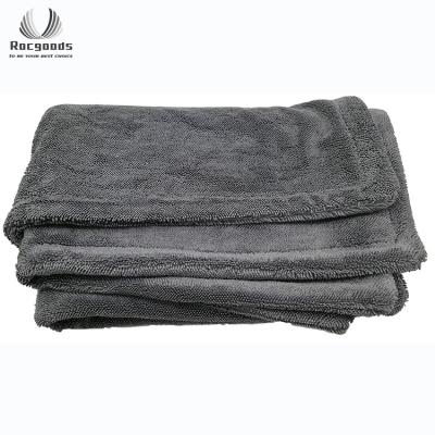 China Car Care Factory Supply Cleaning Car Cleaning Pile Drying Towel Twisted Wholesale Price for sale