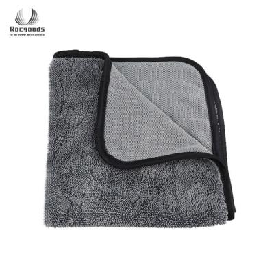 China Car Drying Towel Loop Super Absorbent Super Absorbent Microfiber 50x80cm Twisted Car Detailing/Drying Towel/Polishing for sale