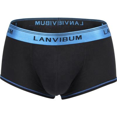 China Male Underwear Comfortable Cotton Fashion Soft Waistband Men'S Breathable Boxers for sale