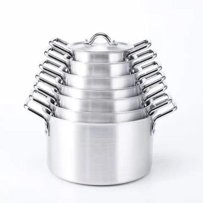 China Stocked 7pcs set aluminum cooking pot for sale