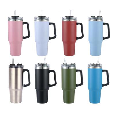 China Sustainable MU hot sales High Quality Cheap Tumbler Water Bottle 40oz Tumbler With Handle for sale