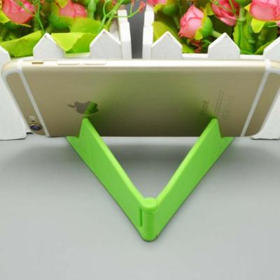 China Foldable Phone Holder Folding V Shape Desk Stand Holder Bracket Bracket Multicolor for sale