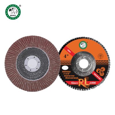 China For High Quality T27 Brown Calcined Iron Fin Disc For Grinding And Polishing Metal for sale