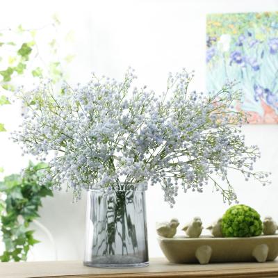 China Babysbreath Romantic Artificial Flowers Dry Silk Decorative Flowers Wedding Plastic Bouquet Flower Living Room Decoration for sale