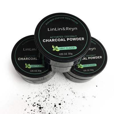 China Teeth Whitening Wholesale Charcoal LLRN Teeth Whitening Powder Mint Flavored 30g/jar for sale