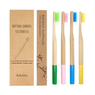 China Biodegradable Ultra Soft Bamboo Toothbrush Set Micro Nano Biodegradable Bamboo Toothbrushes Wholesale for sale