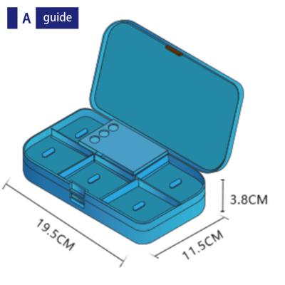 China 1000mA*24hr*7days High Quality Electric Medical Health Reminder Automated Dispenser Pill Box for sale