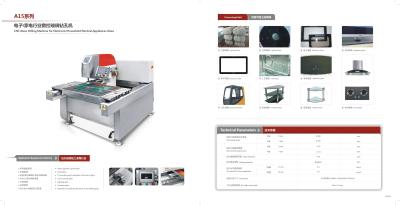 China Perforadora del CNC para los aparatos eléctricos del hogar de cristal en venta