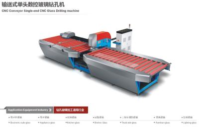 China Perforadora de cristal del CNC de la Solo-cabeza del transportador del CNC, vidrio solar fotovoltaico en venta