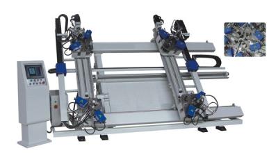 중국 CNC 4 창과 문의 알루미늄 창 코너 주름을 잡는 기계를 위한 맨 위 알루미늄 창 코너 주름을 잡는 기계 판매용