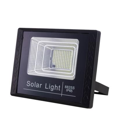 China Lndoor Super Bright Waterproof Outdoor Plastic Lamp IP65 Solar Flood Light With Power Display 25W for sale