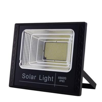 China Waterproof Led Spotlight ABS 60W Waterproof Black Solar Flood Light for sale