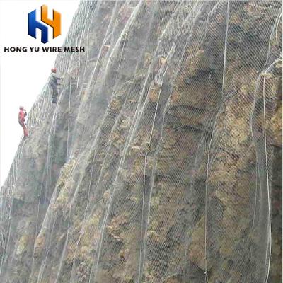 China Flexible Corrosion Resistance China Supplier SNS Netting / Fishing Net Rockfall Netting System for sale