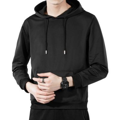 China New Flygaga Spring And Autumn Cotton Loose Breathable Long Sleeve T-shirt Black Sports Casual Hooded Men's Sweater for sale