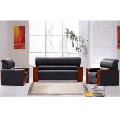 China Durable Commercial Office Furniture Foshan Office Furniture 1+1+3 Leather Office Sofa Set for sale