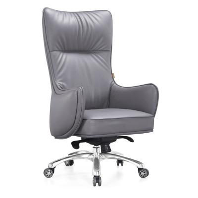 China Executive Adjustable Modern Leather Boss Chair Leather (Height) Chair for sale