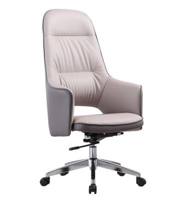 China Leather Boss(Height)Adjustable European Leisure Design Executive Task Chairs Office Staff Ergonomic Furniture for sale