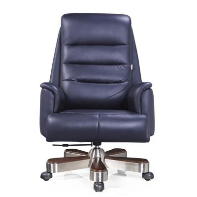 China Factory direct supply modern China office boss comfortable chair with stainless legs for sale