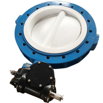 China DN100 4 Inch 12V General Electric Actuator PTFE Wafer Type Stainless Steel Body Motorized Butterfly Valve for sale