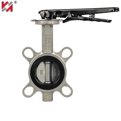 China Home Kitchen Sanitary 304 Stainless Steel Manual Butterfly Valve for sale