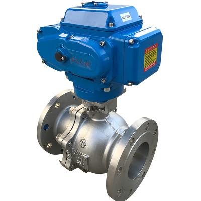 China DN50-DN600 Electric Actuator Flange Ball Valve for sale