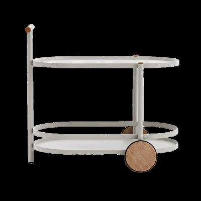 China Easy Assemble Luxury Hotel Restaurant Banquet Custom Metal Serving Bar Cart Kitchen Movable Tea Cart for sale