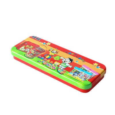 China Custom Recycable Matierials Wholesale Promotional Metal Canister Pencil Case for sale