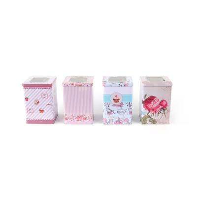 China Recycled materials make to order well-designed tin box tea gift tin box candy tin box for sale