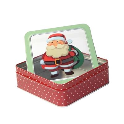 China Gift &Amp; Hot Sell Craft Big Christmas Tin Box Hot Sale Christmas Big Tin Can for sale