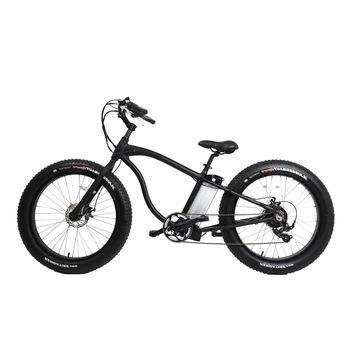 China Aluminum Alloy Wholesale 2023 Multifunctional City Ebike 48V 500w Rear Motor 26 Inch * 4.0 Fat Tire Bicycle  7speed Full Suspension City Ebike for sale