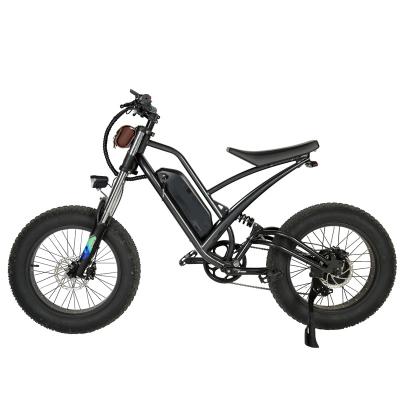 China Aluminum Alloy Hot Selling Ebike Customized 48V 22.5Ah Fat Tire 500W/750W Electric Bicycle Mountain Bike Electric Bike for sale